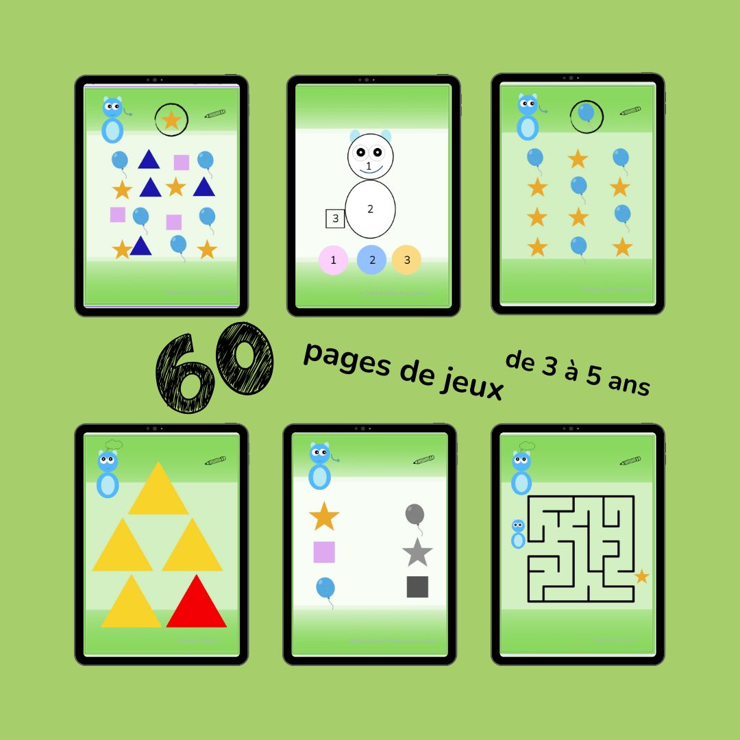 Carnet de jeux Stutch 3-5 ans